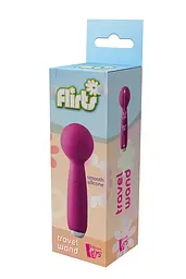 Вібратор Dream Toys Flirts Travel Wand -мікрофон, 11,2 см рожевий - мініатюра 2