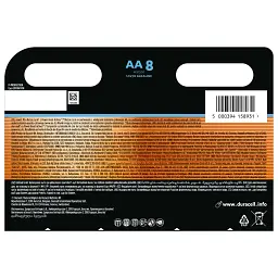 Батарейка Duracell Optimum AA лужні 8 шт. в упаковці (5014726 / 5015601) - мініатюра 3