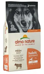 Сухий корм для дорослих собак великих порід Almo Nature (Альмо Натюр) Holistic зі свіжою яловичиною 12 кг