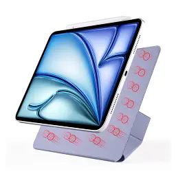Чохол до планшета BeCover Ultra Slim Origami Magnetic Apple iPad Mini 7 2024 Deep Purple (712950) - мініатюра 5