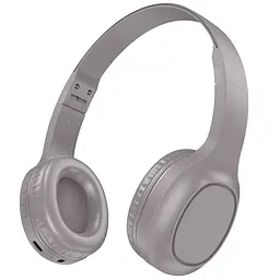 Бездротові навушники з мікрофоном Hoco W46 Charm BT Bluetooth 5.3 AUX 200 мАч Brown (31654_2907102)