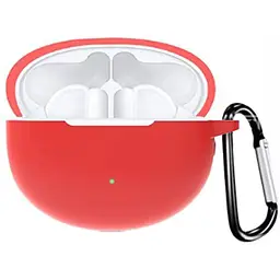 Чохол-накладка DK Silicone Candy Friendly з карабіном для Huawei FreeBuds 4i (red)