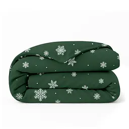 Дитяча постільна білизна фланель Cosas SNOWFLAKES FOREST CS3 110х140см (Flannel_SnowflakesForest_El80-12Caramel_140) - мініатюра 3