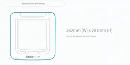 Дверцята для кішок та дрібних собак Sure Petcare SureFlap з мікрочіпом та таймером комендантської години, сумісна з RFID-мітками - мініатюра 6
