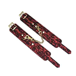 Фіксатори для ніг Liebe Seele Victorian Garden Lace чорний з червоним - мініатюра 3