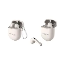 Навушники Canyon TWS-6 Beige (CNS-TWS6BE) - мініатюра 4