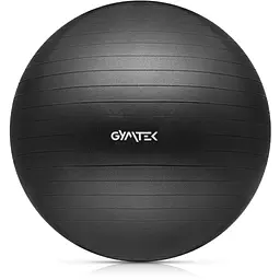 Фітбол Gymtek 65см чорний + насос - мініатюра 2