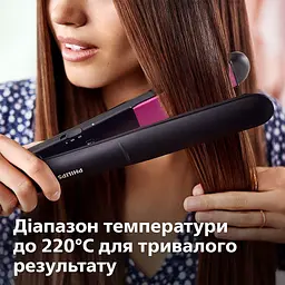 Стайлер Philips StraightCare Essential чорний (BHS375/00) - мініатюра 9