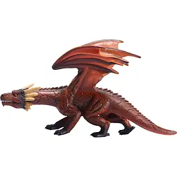 Ігрова фігурка Mojo Вогняний дракон з щелепою, що рухається (387253) - мініатюра 5