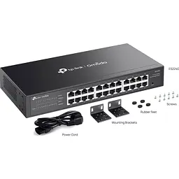 Комутатор TP-Link 24-портовий гігабітний комутатор, ES224G (ES224G) - мініатюра 6