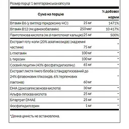 Комплекс для мозку Swanson Brain Essentials 60 veg caps (1086-100-65-7638997-20) - мініатюра 2