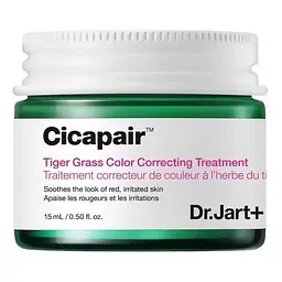 Коригувальний крем для обличчя заспокійливий Cicapair Tiger Grass Color Correcting Treatment Dr. Jart 15 мл
