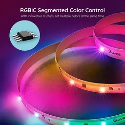 Світлодіодна стрічка Govee H618C Basic Wi-Fi + Bluetooth LED Strip Lights RGBIC 10м (H618C3D1) [136707] - мініатюра 3