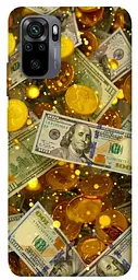Чохол Demsky Gold and dollars для Xiaomi Redmi Note 10 / Note 10s