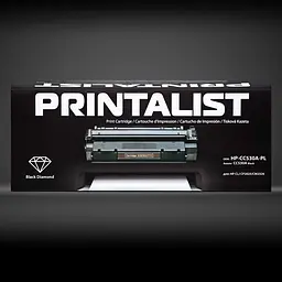 Картридж тон. PRINTALIST для HP CLJ CP2025/CM2320 аналог CC530A Black ( 3500 ст.) (HP-CC530A-PL) - мініатюра 2