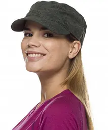 Кепка Buff Military Cap checkboard S/M Темно-зелений - мініатюра 5
