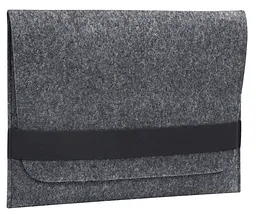 Чохол Gmakin Apple MacBook Air/Pro 13" GM14-13 Felt Case Black [73587] - мініатюра 2