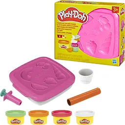 Набір для творчості з масою для ліплення Hasbro Play-Doh Create N Go Cupcakes Playset (F6914_F7527) - мініатюра 2