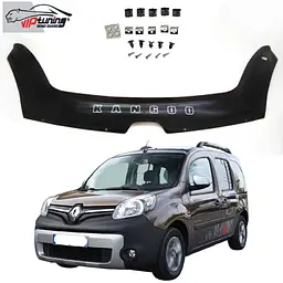 Дефлектор капоту мухобійка для Renault Kangoo 2013- після рестайлінгу (Vip Tuning) RL31