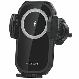 Автоутримувач із БЗУ APH-W10 15W (air outlet) Black Amaya teh0029299