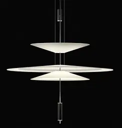 Світильник підвісний KLOODI DECO PE-AURA700 13W 3K WH/BK - мініатюра 2