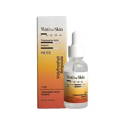 Ампульна сироватка WATI FOR SKIN для обличчя Tranexamic Acid Vitamin Volufroshot освітлююча 30мл