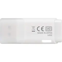 Флеш-накопичувач Kioxia USB 128GB TransMemory U202 White (LU202W128GG4) - мініатюра 2