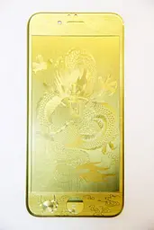 Декоративне скло для iPhone 5 5s SE з малюнками гравіювання метал - мініатюра 7