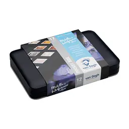 Набір акварельних фарб Van Gogh Pocket Box Specialty 12 кювет + пензлик Royal Talens (8712079422790) - мініатюра 2