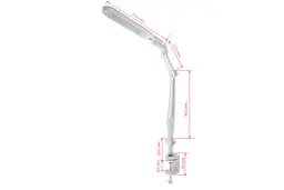 Настільна лампа Brille на гнучкій ніжці на струбцині SL-61 10W SL - мініатюра 4