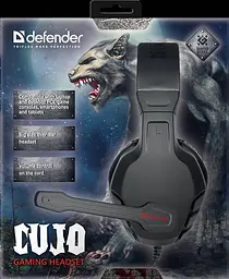 Гарнітура Defender Сухо Black-Red (64505) (6869959) - мініатюра 8