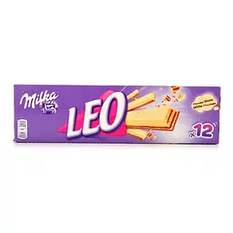 Вафельні батончики Milka Leo Milk Chocolate 12 х 33 г
