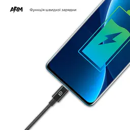 Кабель ArmorStandart AMD718B USB-C to USB Cable 1m black (ARM64291) - мініатюра 4