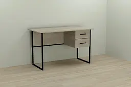 Комп'ютерний стіл Ferrum-decor Таккота 75x120x60 чорний ДСП Дуб Сонома 16мм (FRD-101917)