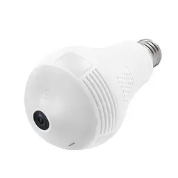 Панорамна IP WiFi камера Smart 3D лампочка з детектором руху та сигналізацією UKC H-302L - мініатюра 5
