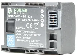 Акумулятор PowerPlant Canon BP-808 Chip 900mAh