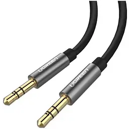 Кабель мультимедійний 3.5mm M to 3.5mm M 2.0m AV119 black Ugreen (10735)