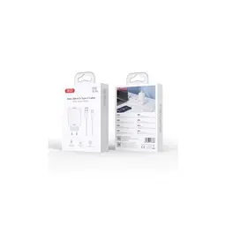 Зарядний пристрій XO USB 120 Вт + кабель USB-A — USB-C білий (XO-L128U) - мініатюра 5