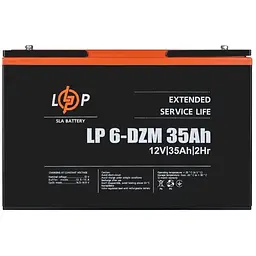 Акумулятор Logic Power 6 вольт 35 ампер 6-DZM-35 Ah олив'яно-кислотний тяговий - мініатюра 3