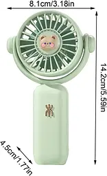 Ручний вентилятор USB 500 мА - мініатюра 5