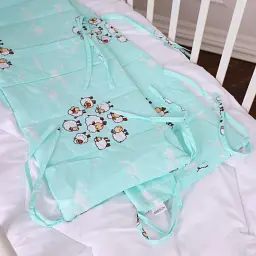 Суцільний борт в ліжечко MirSon Kids Time 20-0030 Lambs 30х180 см (2200009664564) - мініатюра 5