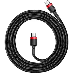 Кабель Baseus Cafule USB-C — USB-C 2 м CATKLF-H91 (Red/Black) [68697] - мініатюра 2
