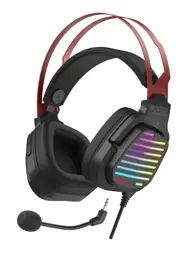 Навушники Bloody G560 Sports Red ігрові, мікрофон, Hi Fi, 7.1 віртуальний звук, RGB підсвічування, USB - мініатюра 2