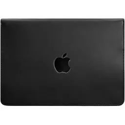Шкіряний чохол-конверт BlankNote на магнітах для MacBook 14 Чорний Crazy Horse
