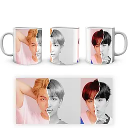 Кухоль GeekLand Bangtan Boys Кім Намджун Мін Юнгі BTS CP 04.465 330 мл білий - мініатюра 3