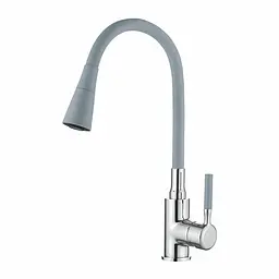 Змішувач для кухні Zerix Atrium-011-T refl.gray ZX4718, Хром