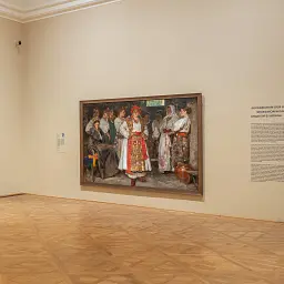 Інтер'єрна картина Наречена, Федір Кричевський, Україна, істория, інтер'єрний декор, 42×60 см (id6882) - мініатюра 4