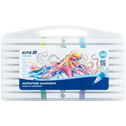 Маркери акрилові Kite Creative Jumbo 36 шт. (K-1292)