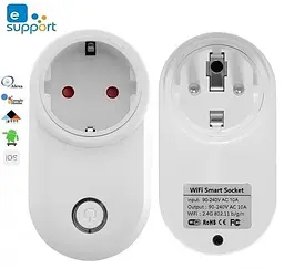 Розетка розумна Grand Wi-Fi 10A біла - мініатюра 4