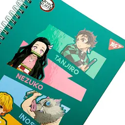 Блокнот Yes Demon Slayer А5, 64 аркуші, в клітинку (152022) - мініатюра 2